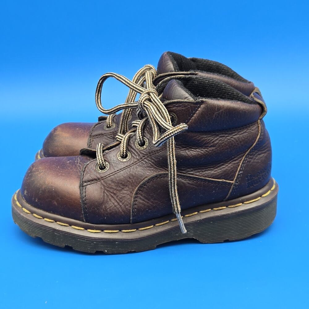 Dr Martens 8444 Made In England Leather Oxford Shoes UK 2 Brown Airwair